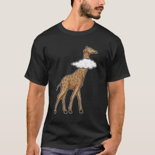 Camiseta Giraffe con nubes