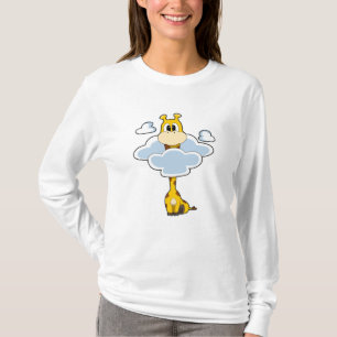 Camiseta Giraffe con nubes