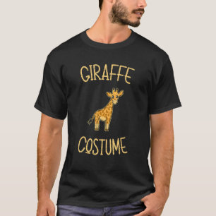 Camiseta Giraffe Costume animal más alto zoológico de cuell