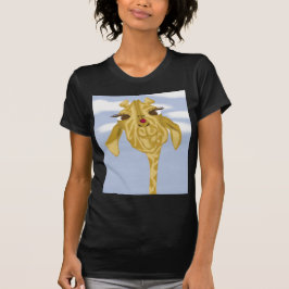 Camiseta Giraffe Cuidada Y Colorida