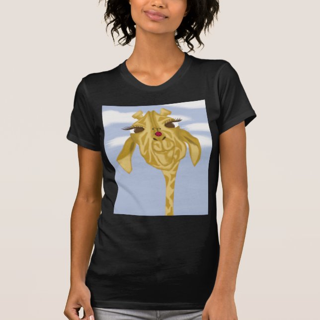 Camiseta Giraffe Cuidada Y Colorida (Anverso)