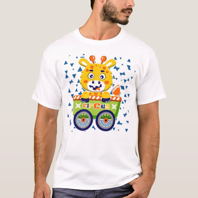Camiseta Giraffe cute (Anverso)