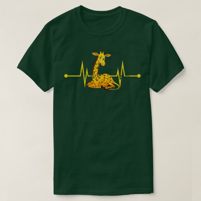 Camiseta Giraffe de latido (Diseño del anverso)