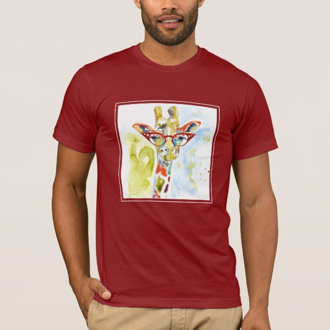 Camiseta Giraffe de los pantalones inteligentes (Anverso)