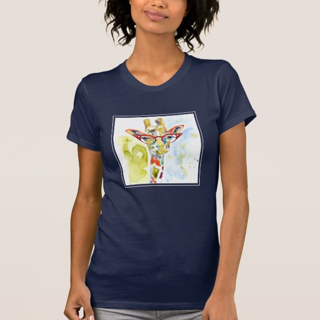 Camiseta Giraffe de los pantalones inteligentes (Anverso)