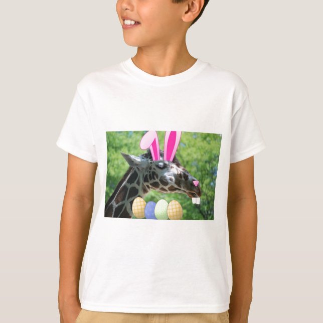 Camiseta Giraffe de Pascua (Anverso)