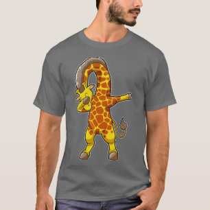 Camiseta Giraffe En Hip Hop Dance Dab