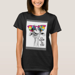 Camiseta Giraffe Face Mens Animal