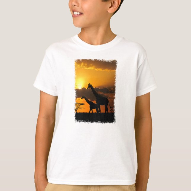 Camiseta Giraffe Family 2 (Anverso)