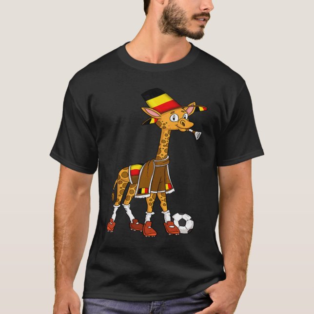 Camiseta Giraffe fan Belgium (Anverso)