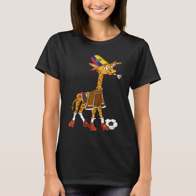 Camiseta Giraffe fan Ecuador (Anverso)