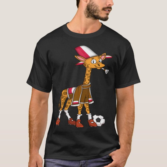 Camiseta Giraffe Fan Poland Pullover Hoodie (Anverso)