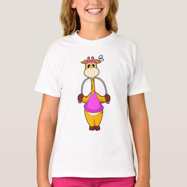 Camiseta Giraffe Fitness Rope (Anverso)