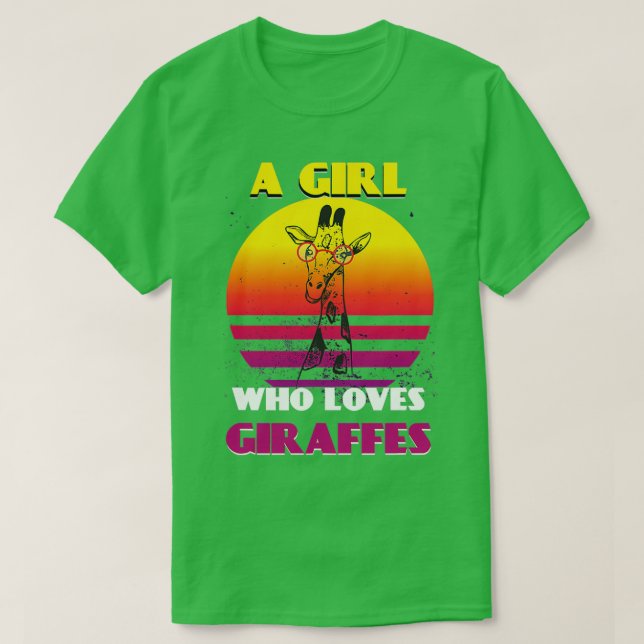 Camiseta Giraffe Giraffe Giraffe (Diseño del anverso)