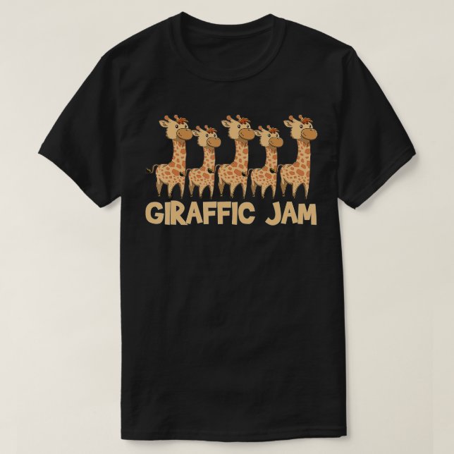 Camiseta Giraffe Giraffic Jam Funny Pun Cute
