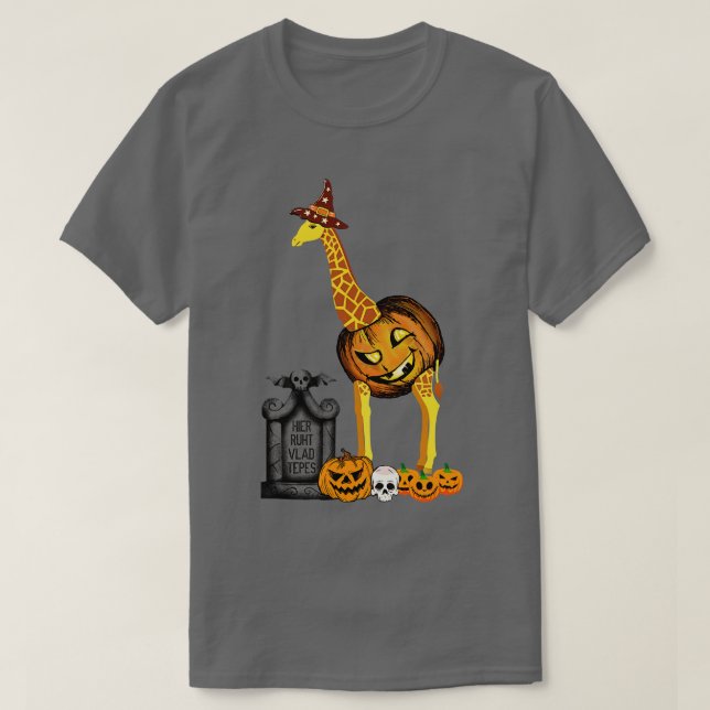 Camiseta Giraffe Halloween Costume (Diseño del anverso)