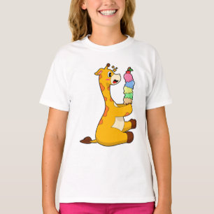 Camiseta Giraffe Helado Waffle