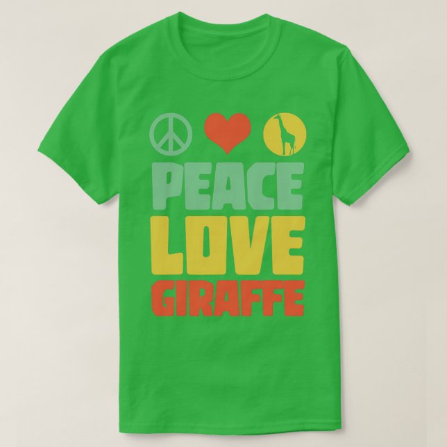 Camiseta Giraffe Hobbie Giraffe 1 (Diseño del anverso)