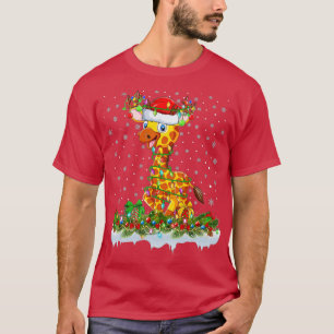 Camiseta Giraffe Lover coincidiendo con Santa Lighting Gira