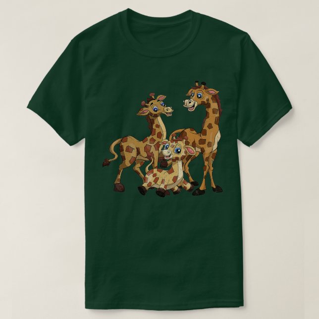 Camiseta Giraffe Lover Cute Africa Safari Zoo (Diseño del anverso)