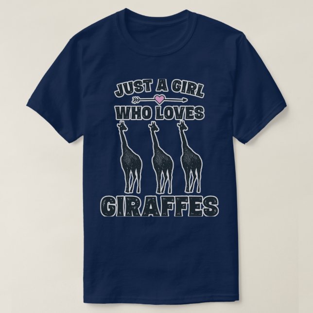 Camiseta Giraffe Lovers Chicas Giraffe Giraffes (Diseño del anverso)