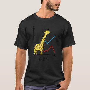 Camiseta Giraffe Matemáticas Matemáticas Maths Geek Novedad
