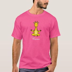 Camiseta Giraffe Meditación Girasol Respirar Wusaaa Profund