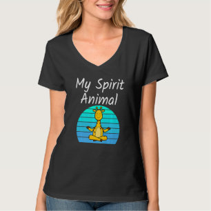 Camiseta Giraffe Mi Espíritu Animal Relajante Mediación Yog