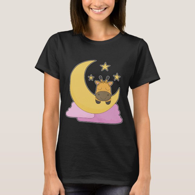 Camiseta Giraffe Moon (Anverso)