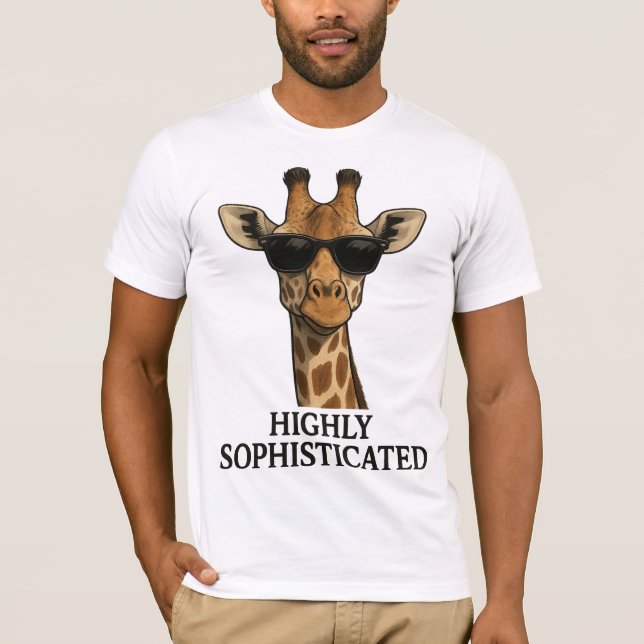 Camiseta Giraffe muy sofisticada (Anverso)