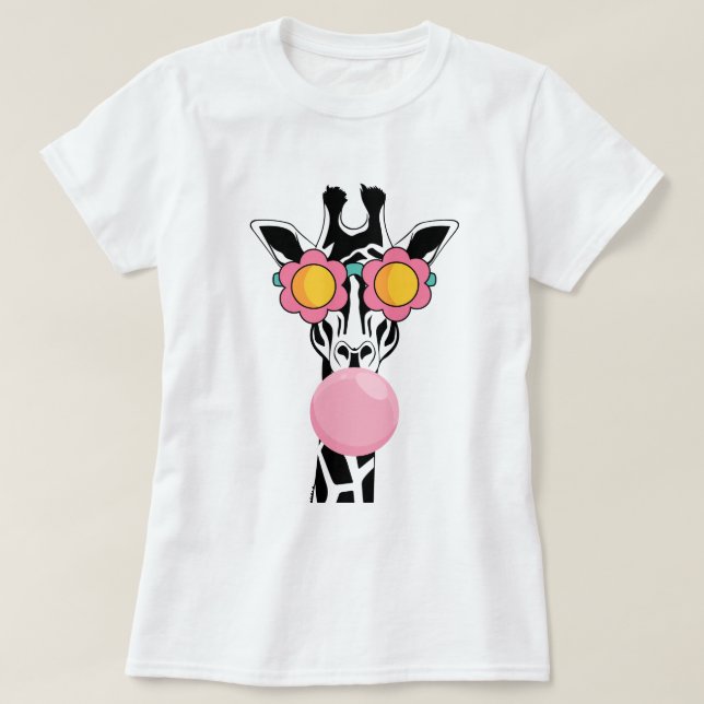 Camiseta Giraffe Niños Chicas Mujeres jirafa Lover (Diseño del anverso)