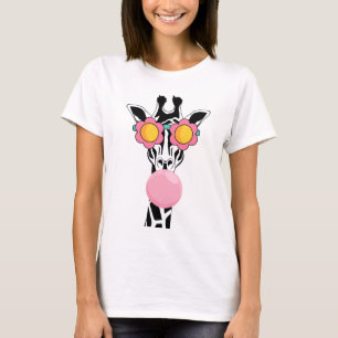 Camiseta Giraffe Niños Chicas Mujeres jirafa Lover