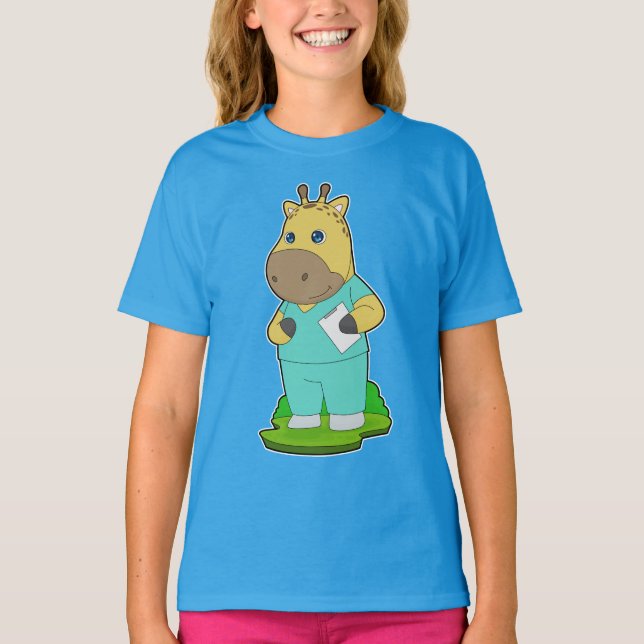 Camiseta Giraffe Nurse (Anverso)