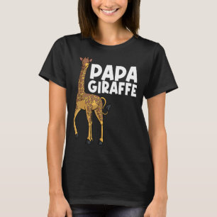 Camiseta Giraffe Para El Abuelo De Papá Hombres Giraffe Ani