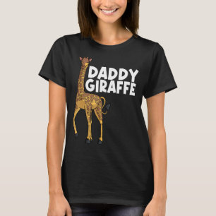 Camiseta Giraffe Para El Abuelo De Papá Hombres Giraffe Ani