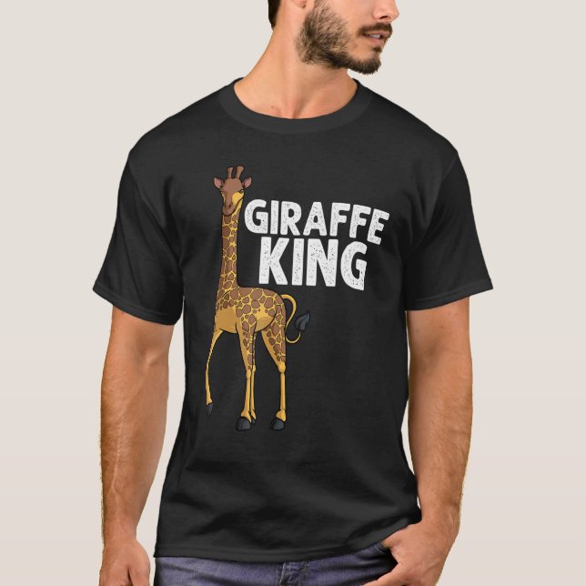 Camiseta Giraffe Para Hombres Abuelo Papá Giraffe Animal 1 (Anverso)