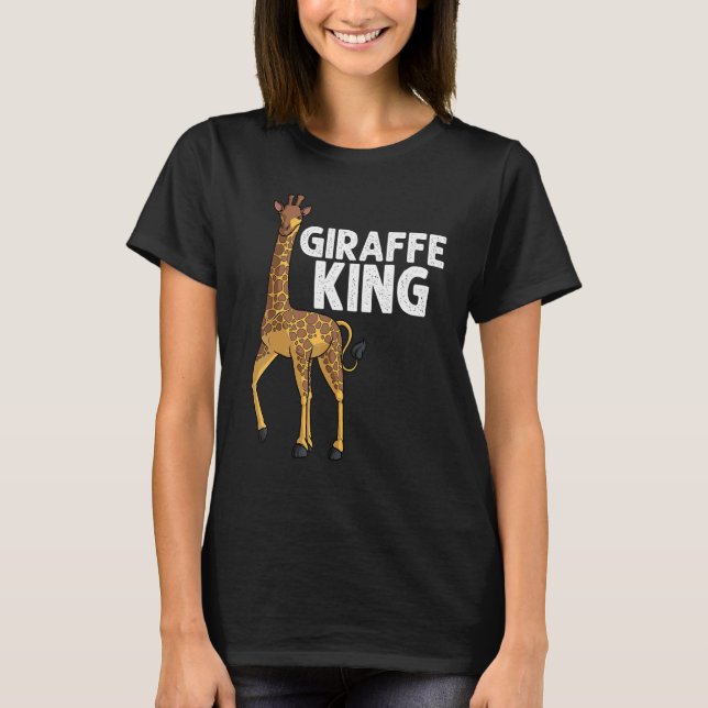 Camiseta Giraffe Para Hombres Abuelo Papá Giraffe Animal 1 (Anverso)