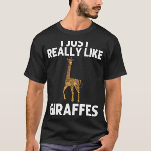 Camiseta Giraffe Para Hombres Mujeres Adolescentes Giraffe