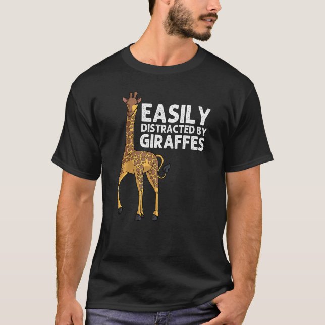 Camiseta Giraffe Para Hombres Mujeres Adolescentes Giraffe  (Anverso)