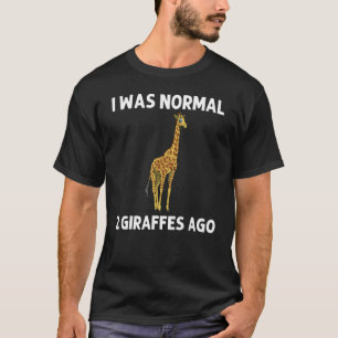 Camiseta Giraffe para hombres Safari Zoo Giraffe 1