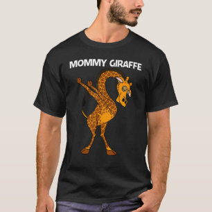 Camiseta Giraffe Para Mujeres Mamá Safari Zoológico Salvaje
