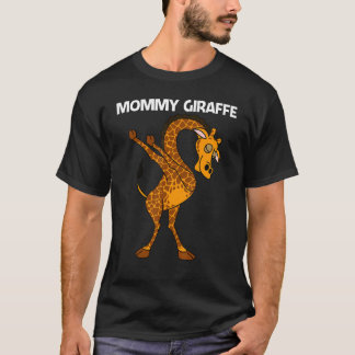 Camiseta Giraffe Para Mujeres Mamá Safari Zoológico Salvaje