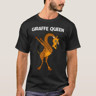 Camiseta Giraffe Para Mujeres Mamá Safari Zoológico Salvaje