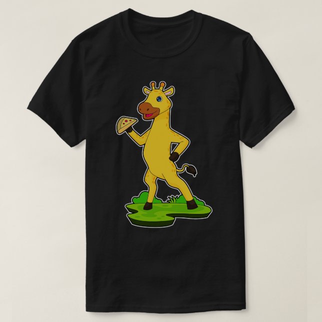 Camiseta Giraffe Pizza (Diseño del anverso)