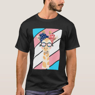Camiseta Giraffe Pride Transgender Flag LGBTQ Proud Ally Pr