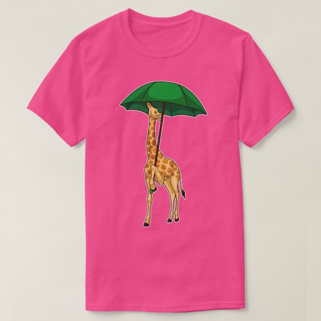 Camiseta Giraffe Rain (Diseño del anverso)