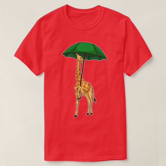 Camiseta Giraffe Rain (Diseño del anverso)