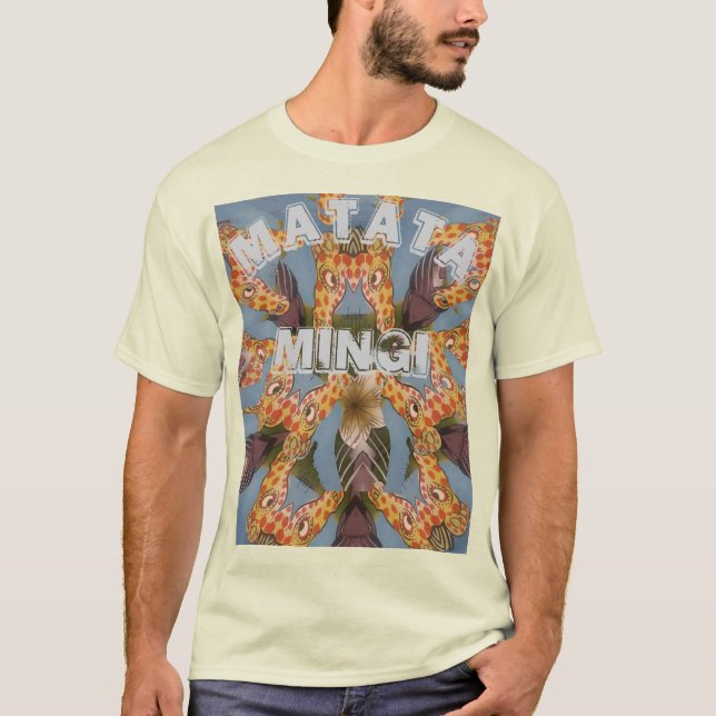 Camiseta Giraffe Resumen de arte Imprimir (Anverso)