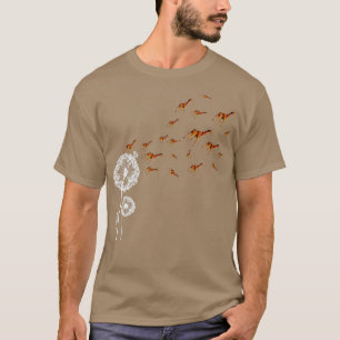 Camiseta Giraffe Retro Puff Ball Dandelion