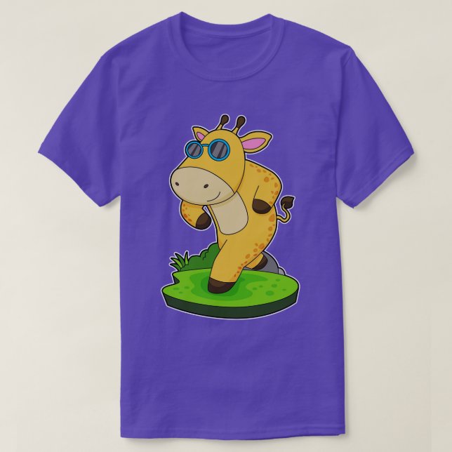 Camiseta Giraffe Ruteando Glass (Diseño del anverso)